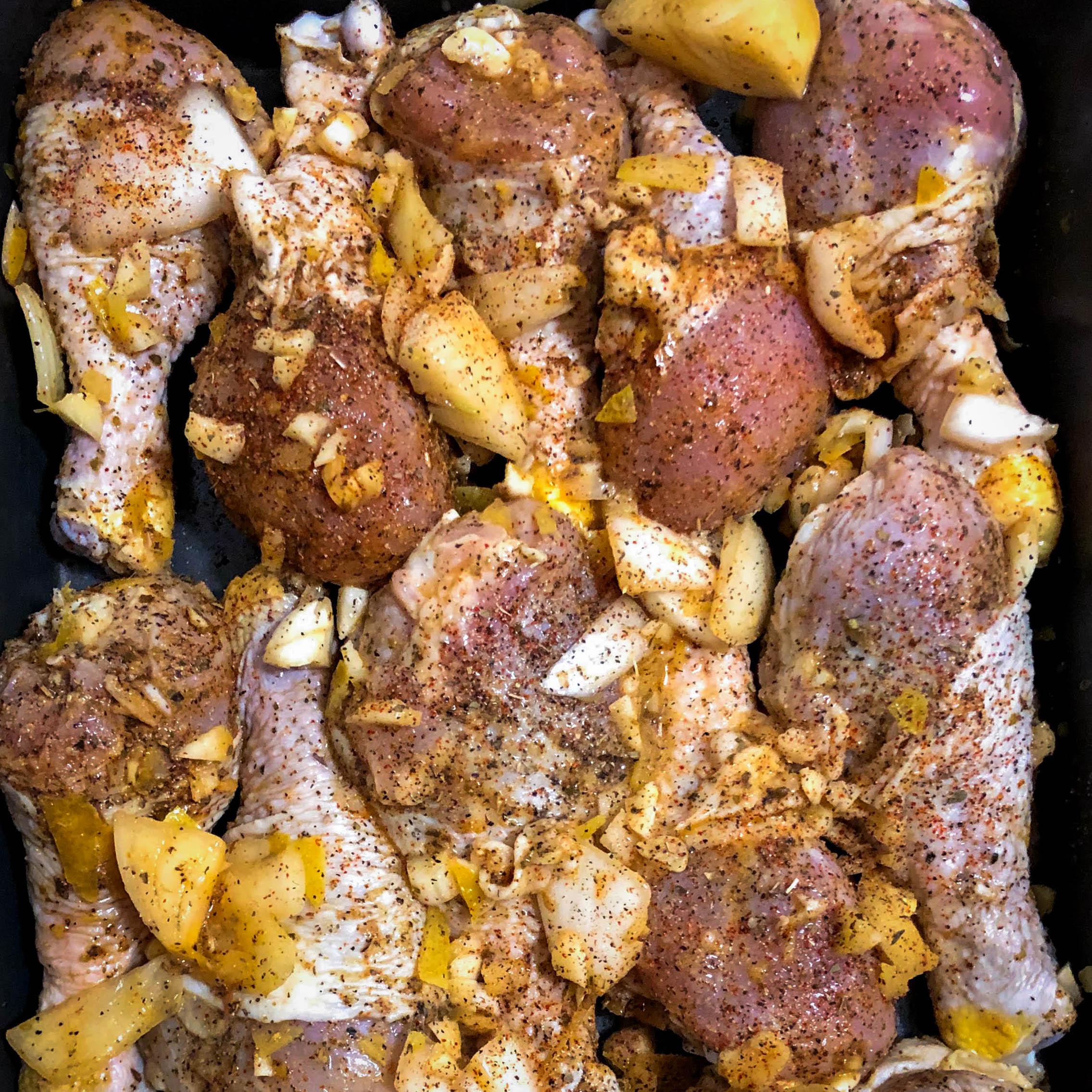 Lemon Garlic Drumsticks