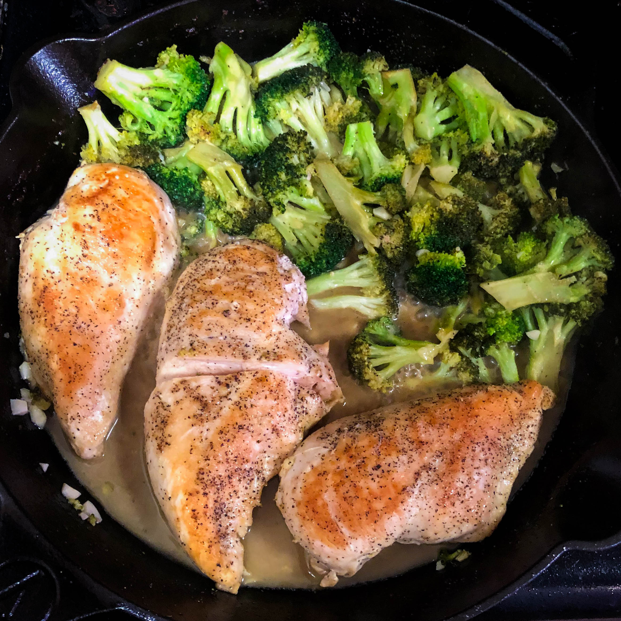 Lemon Pepper Chicken + Broccoli